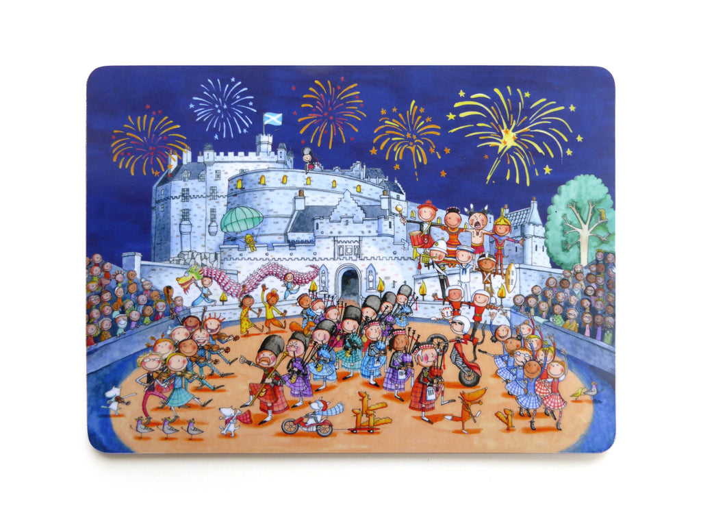 Edinburgh Military Tattoo Gingerpaws Placemat