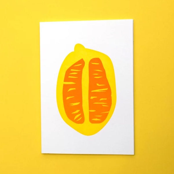Lemon Section Card