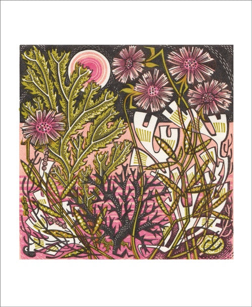 Sea Pinks by Angie Lewin Card