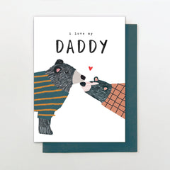 I Love my Daddy Bears Card
