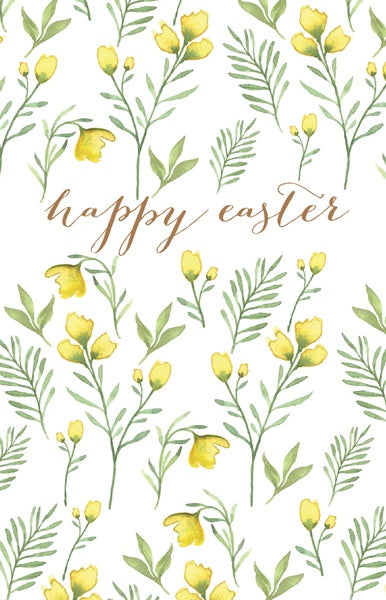 Easter Yellow Flowers Pack of 6 Cards