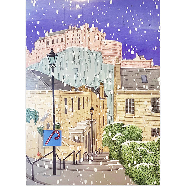 Edinburgh Castle and Vennel Steps Advent Calendar