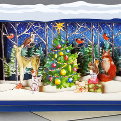 Fox and Dear Christmas Pop-Up Card