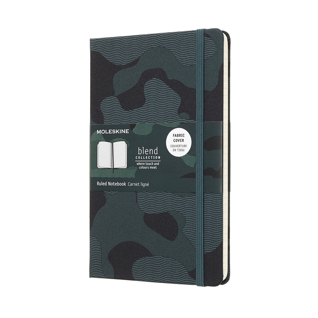 Nomad Blend Green Camouflage Moleskine Notebook