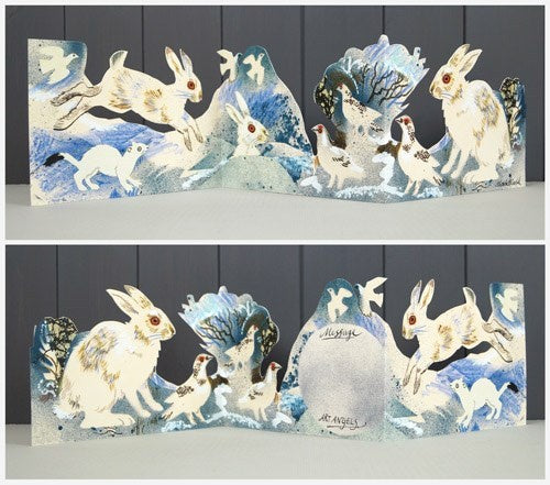 Winter Wildlife 3 Fold Card