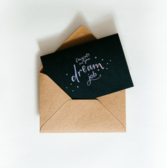 Congrats On Your Dream Job Hot Foil Card