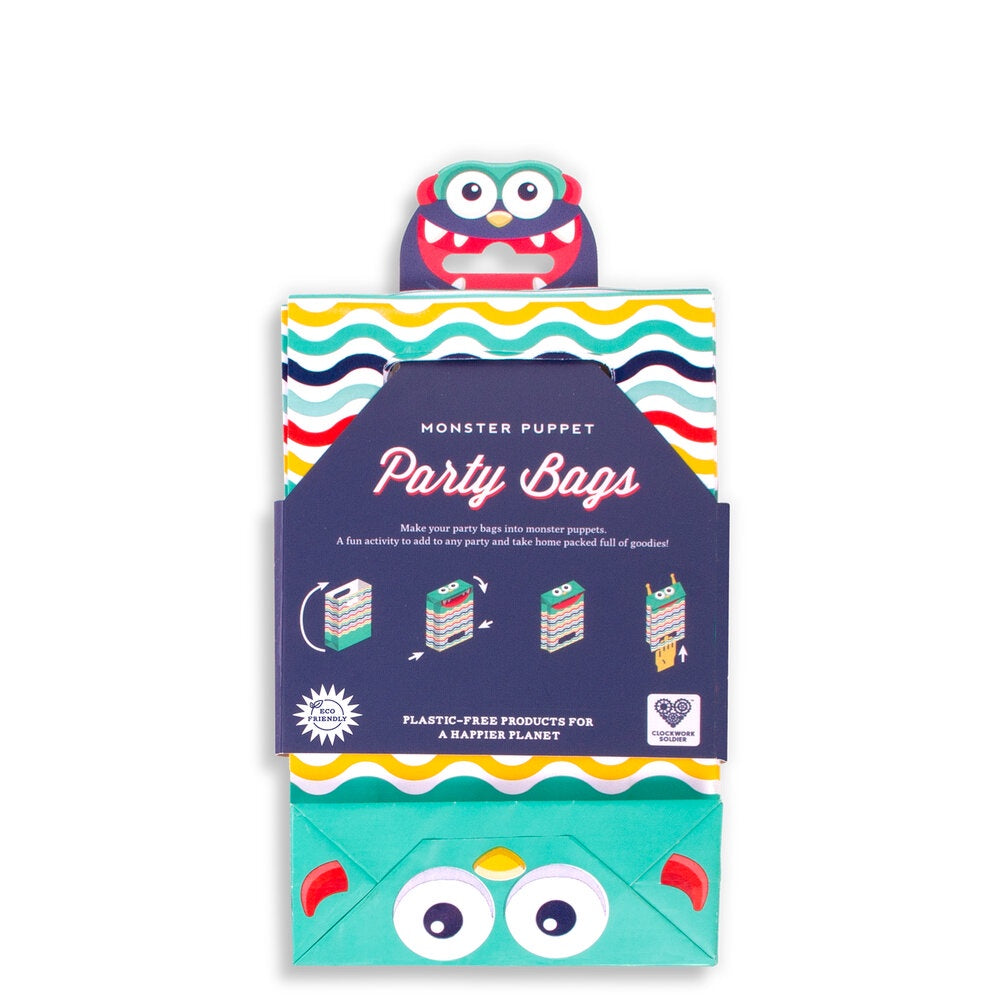 Monster Puppet Party Bags Pack of 8