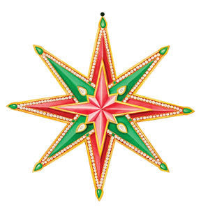 Jeweled Stars Pack of 4 Gift Tags