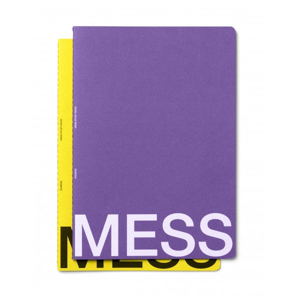 Study Books Large Purple And Yellow