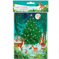 Festive Forest Tree Advent Card