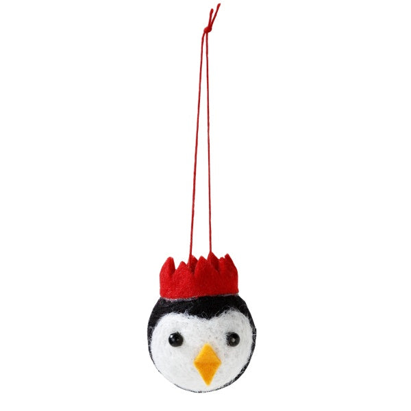 Penguin Parade Felt Penguin Hanging Decorations Pack of 5