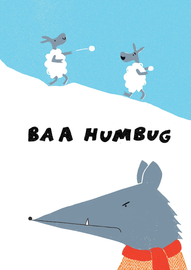 Morag Hood Baa Humbug Christmas Card