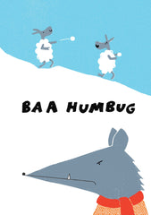 Morag Hood Baa Humbug Christmas Card