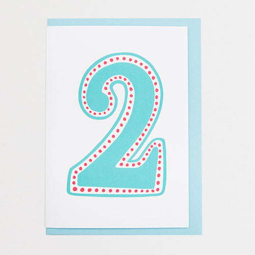 Number Two Card