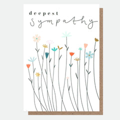 Deepest Sympathy Floral Card