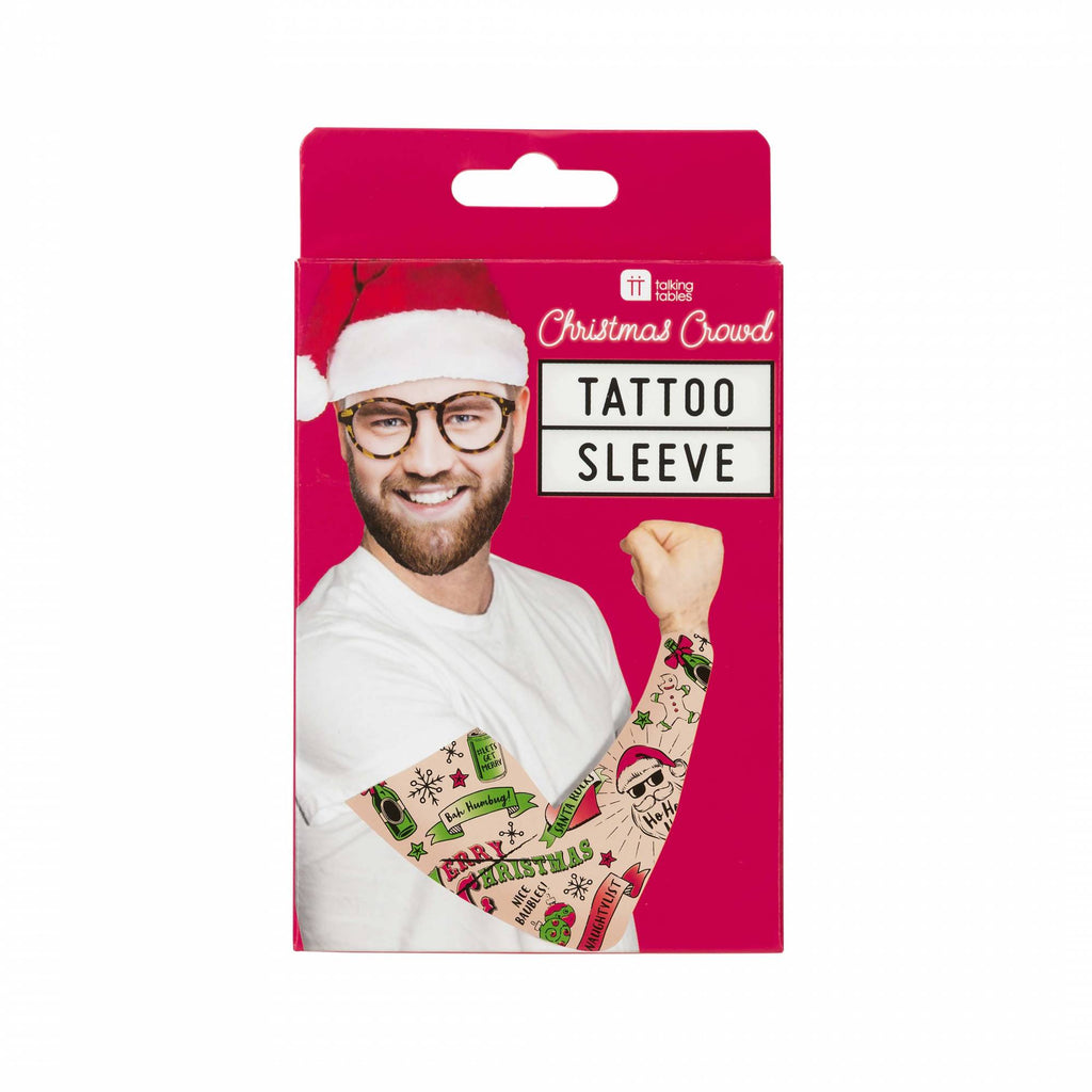 Christmas Fabric Tattoo Sleeve