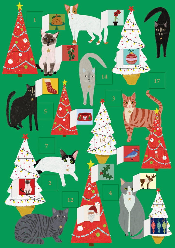 Fabulous Felines Advent Card