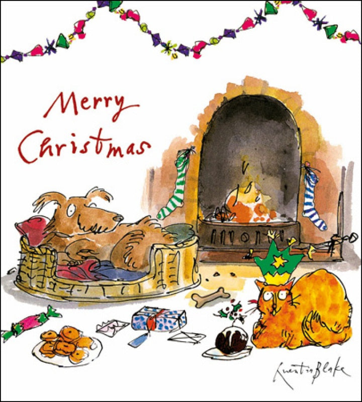 Quentin Blake Cosy Nights Charity Pack of 5 Cards