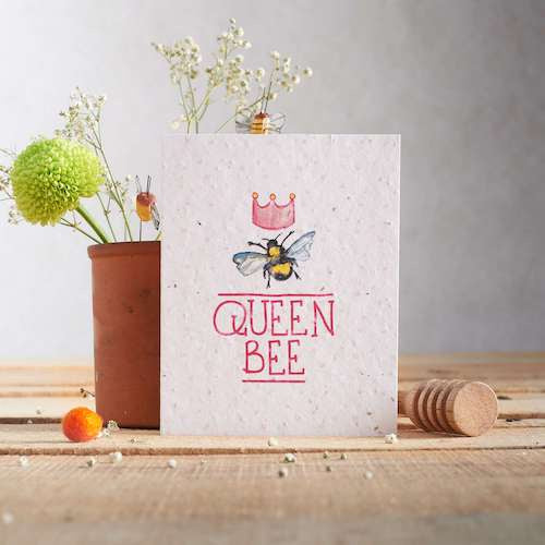 Queen Bee Seed Card