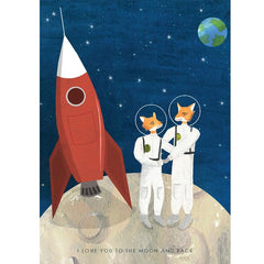 Fox Space Card