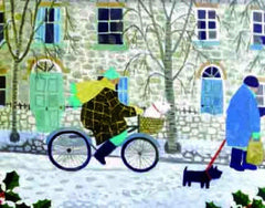 Snowy Street Pack of 5 Christmas Cards