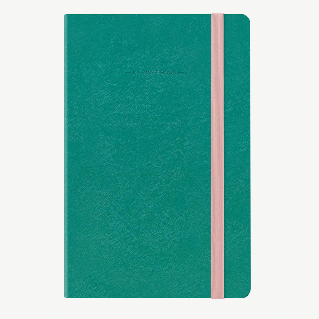 Medium Dotted Turquoise Notebook