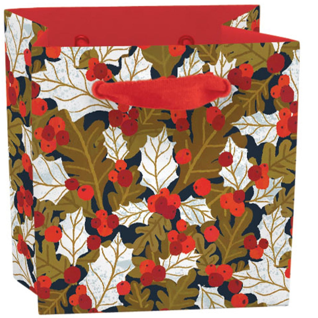 Festive Leaves Mini Gift Bag