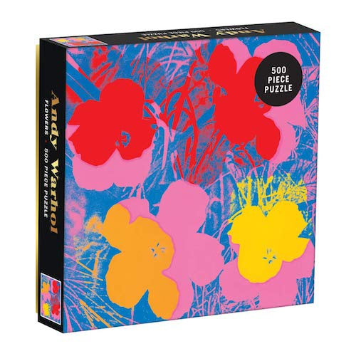 Andy Warhol's Flowers 500 Piece Jigsaw