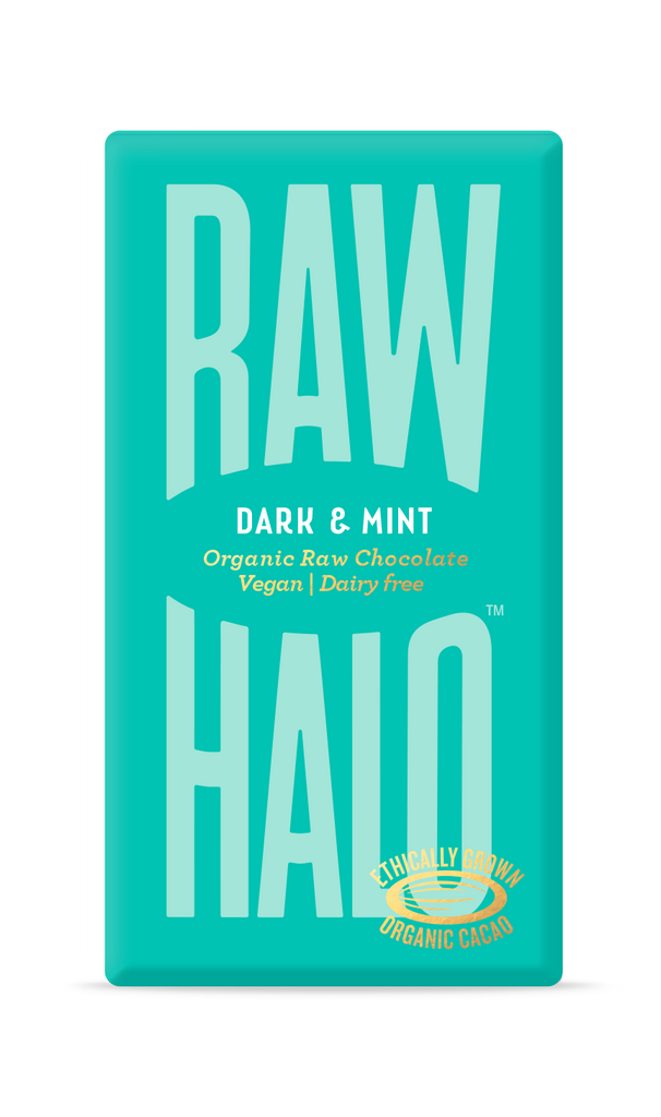 Raw Halo Dark & Mint Organic Chocolate Bar 35g