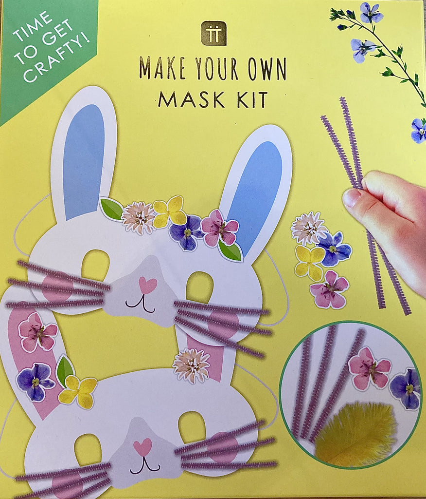 Diy Rabbit Mask Kit Make Your Own Bunny Mask Kit - Paper Tiger