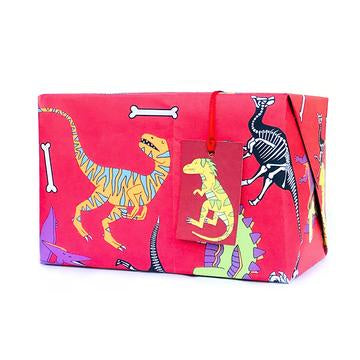 Red Dinosaur Sheet Wrap