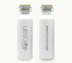 4Ocean Water Bottle White
