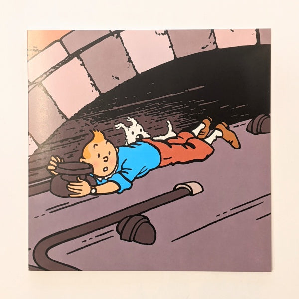 Train Roof Tintin Card