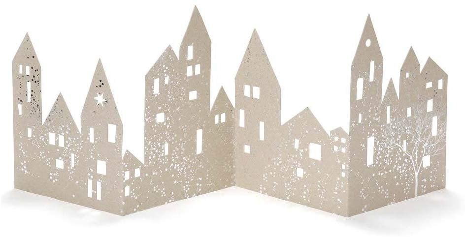 Winter Silhouettes Houses
