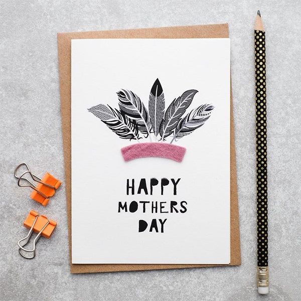 Headress Mother's Day Card