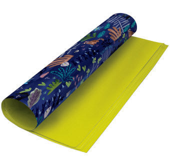 Reversible Blue Forest Sheetwrap