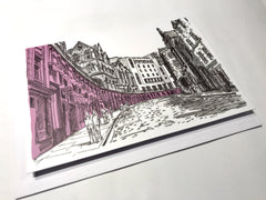 Victoria Street Sketch Card (Landscape)