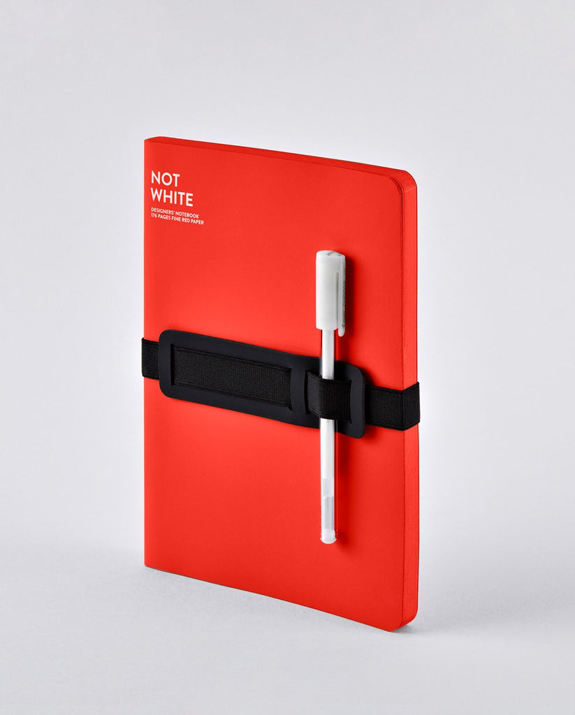Nuuna - Not White L Light Red Notebook