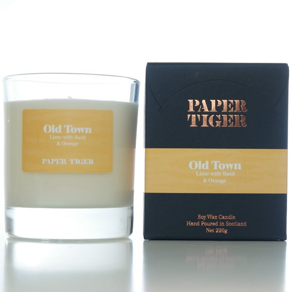 Paper Tiger Old Town Lime with Basil & Orange Large Candle