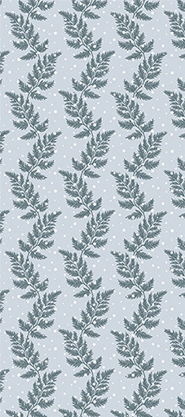 Snow and Fern Tissue Paper