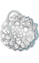 Floral Silver Foiled Pack of 4 Gift Tags