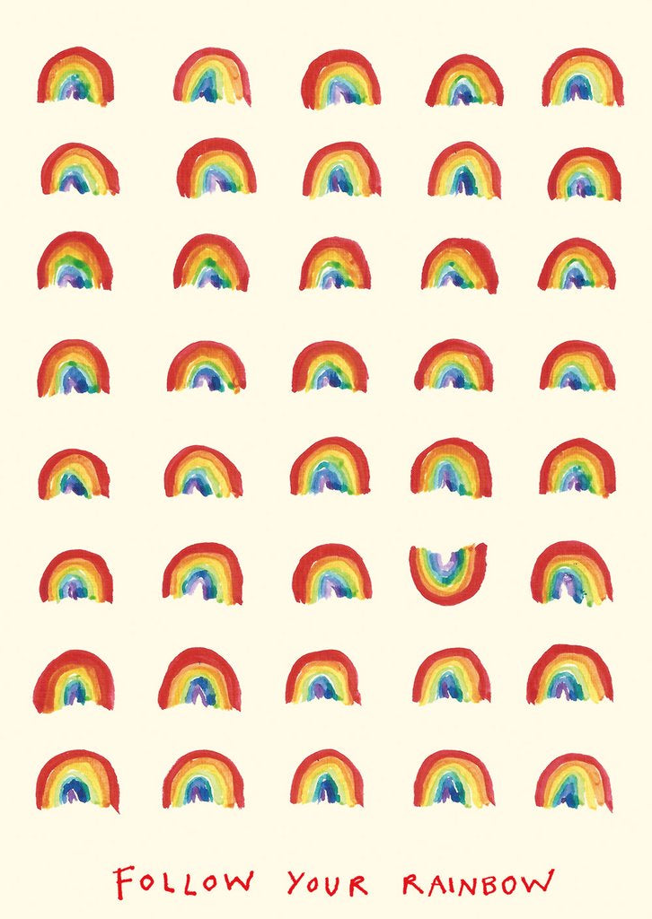 Follow Your Rainbow Postcard