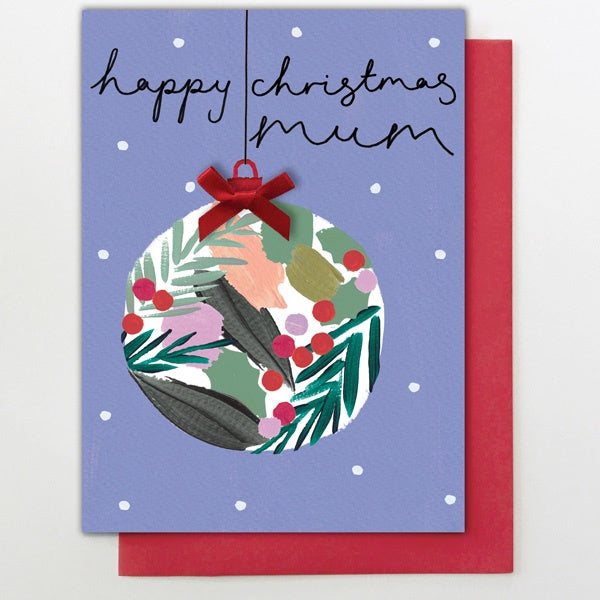 Mum Big Bauble Card