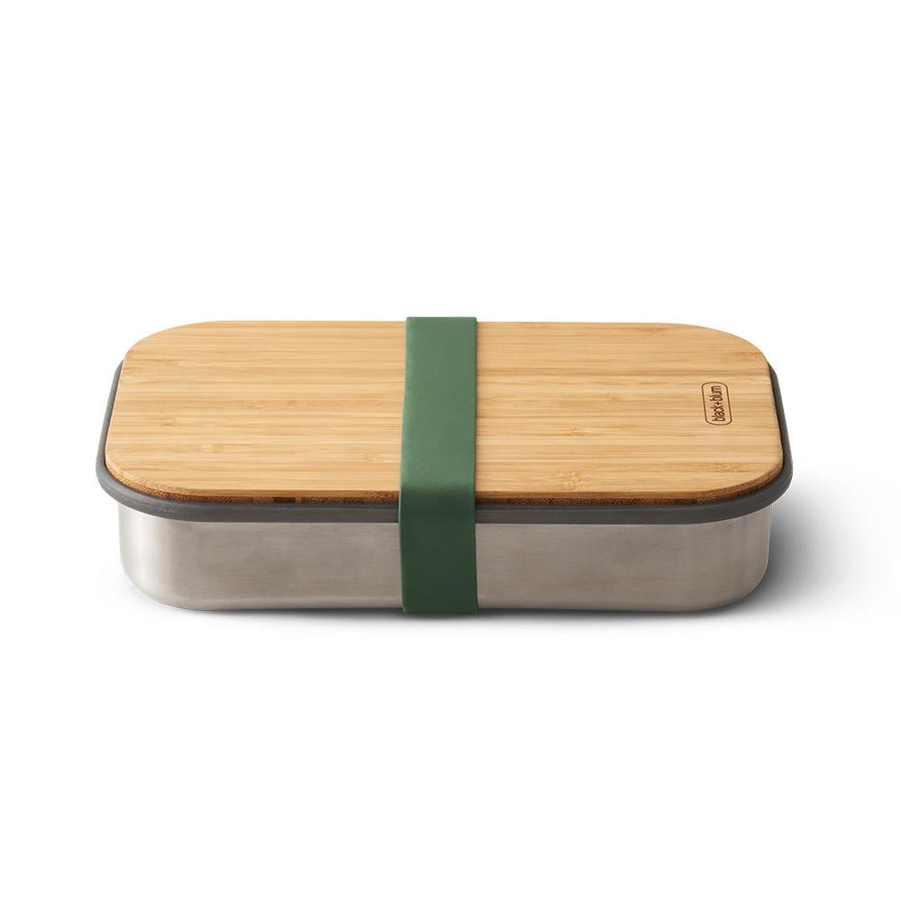 Stainless Steel & Olive Sandwich Box