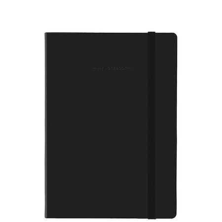 Medium Dotted Black Notebook