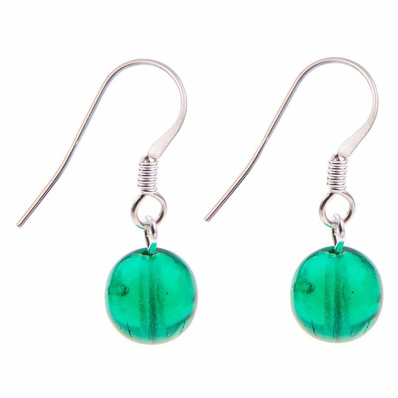 Carrie Elspeth Green Galaxy Earrings