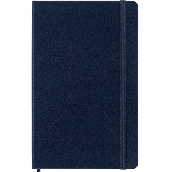 Moleskine Large Squared Hardcover Notebook Sapphire Blue