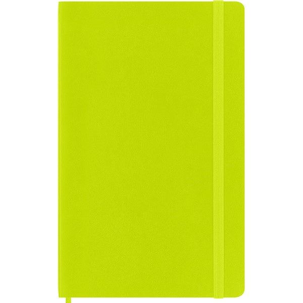 Moleskine Large Ruled Soft Notebook Lemon Green