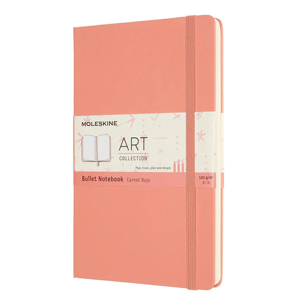 Moleskine Art Bullet Notebook Large Coral Pink