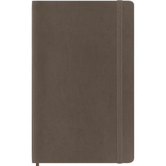 Moleskine Large Plain Softcover Notebook Earth Brown